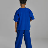 WUV Logo-T-Shirt Royal Blue