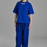 WUV Logo-T-Shirt Royal Blue