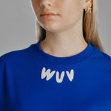 WUV Logo-T-Shirt Royal Blue